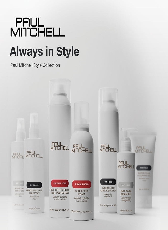 Paul Mitchell Super Clean Sculpting Gel, Firm Hold, Maximum Control + Shine, For All Hair Types, 2.5 oz - Image 5